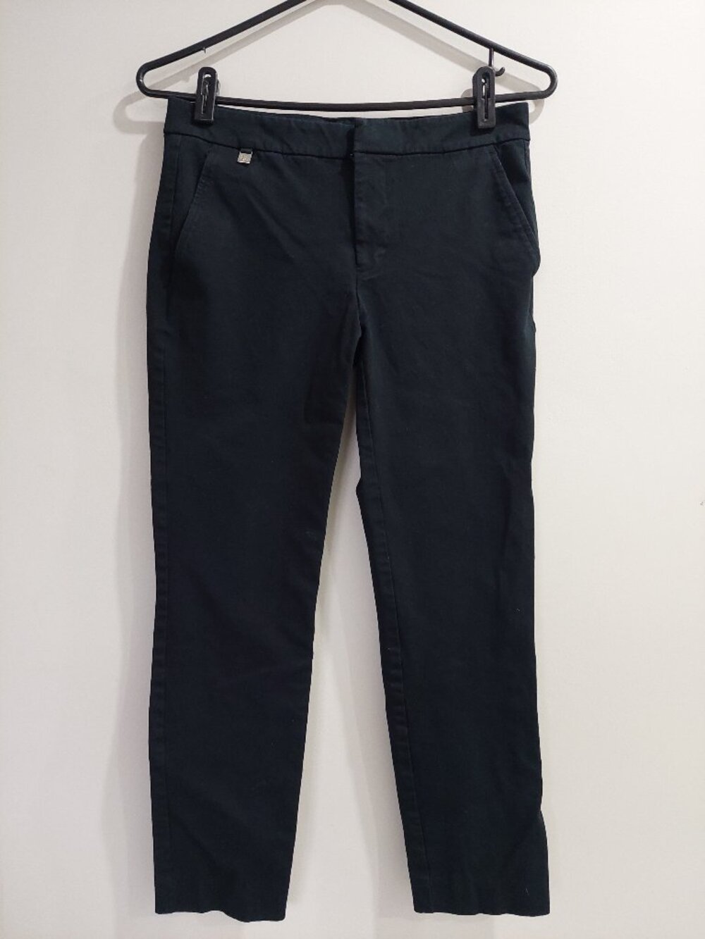 Lauren Ralph Lauren Women's Sz 2 Slim Fit Stretch Ankle Pants Black